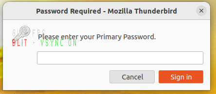 Thunderbird V-SYNC on