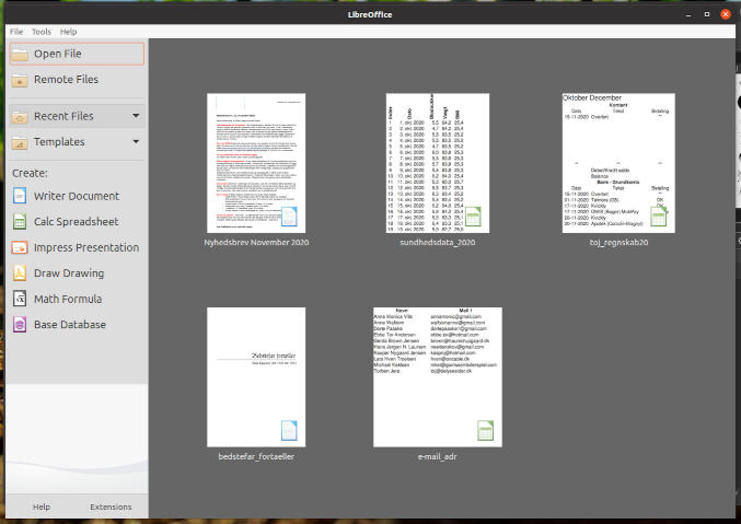 LibreOffice Base