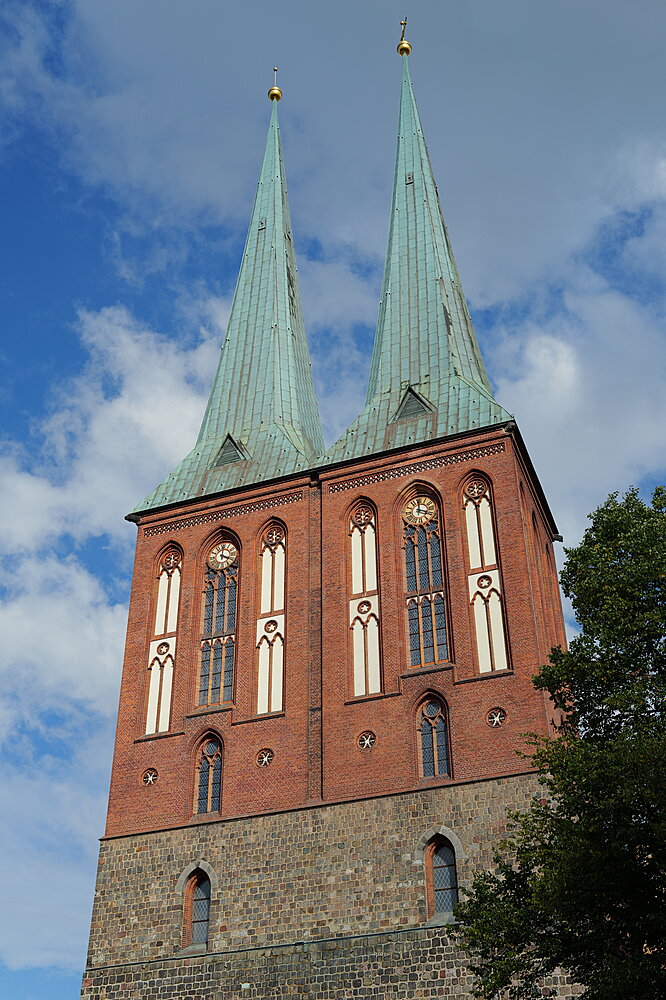2 spir på Marienkirche