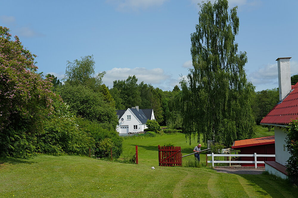 Udsigt med et par huse