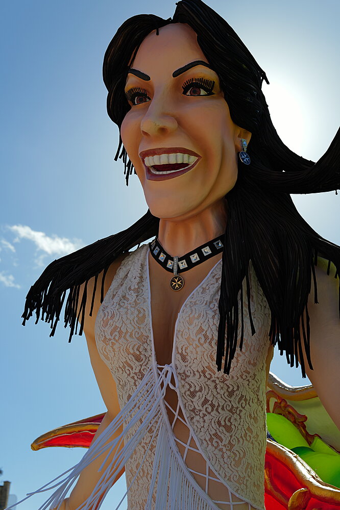 Figur af sangerinde