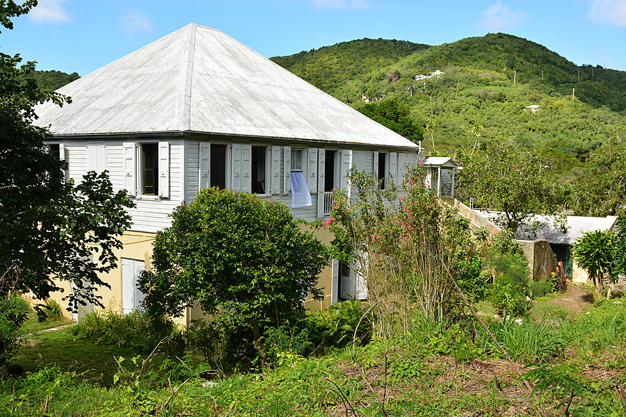 Bagsiden af huset