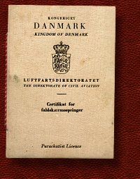 Certificat som faldskærmsspringer