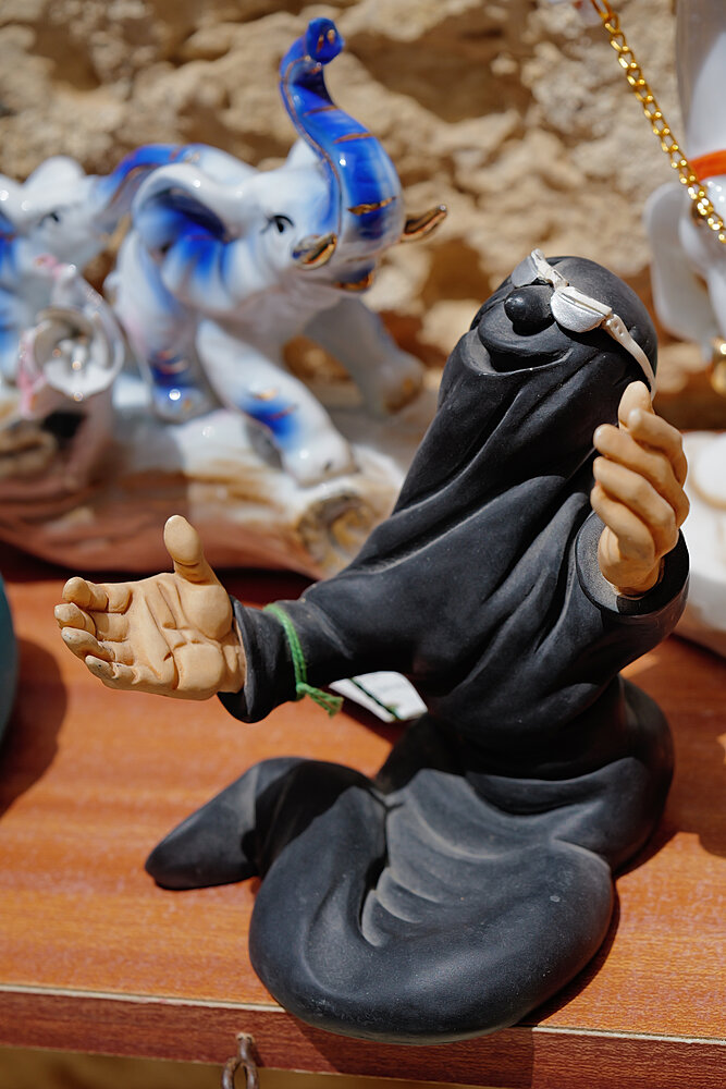 Figur i souvenirbutik