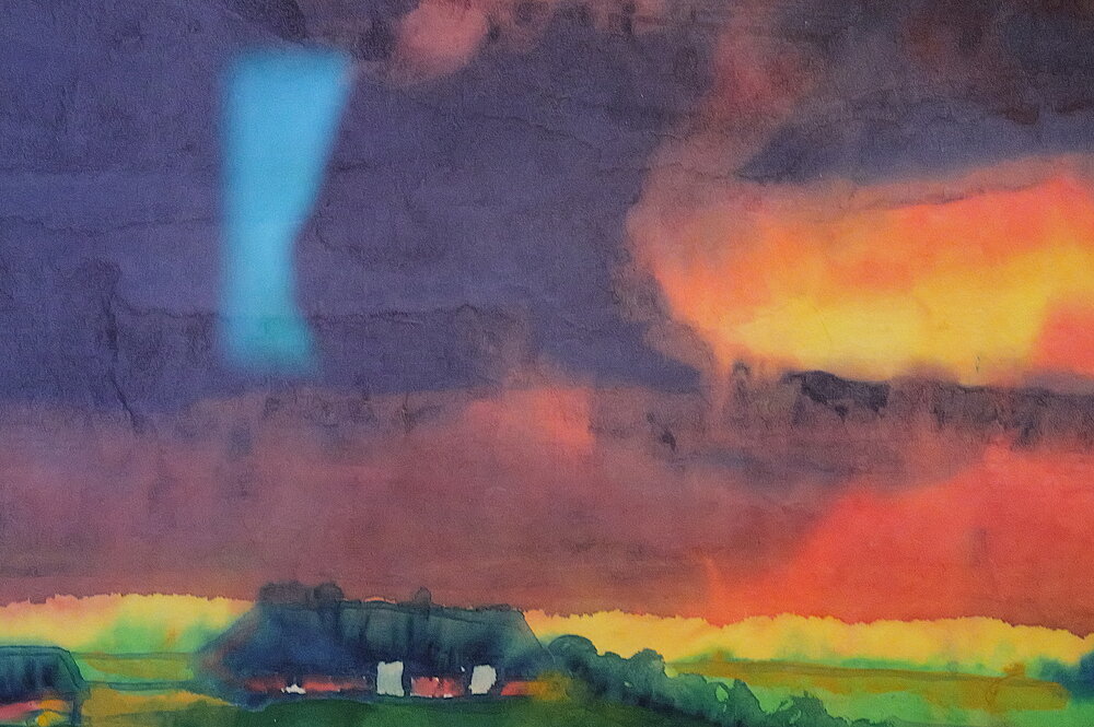 Rød himmel