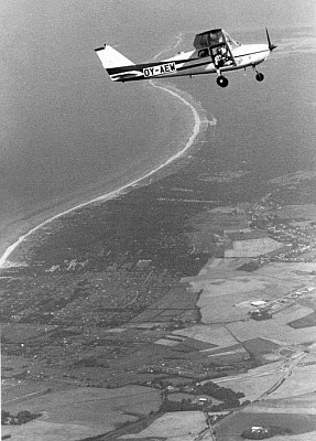Cessna 172 over Trundholm Mose