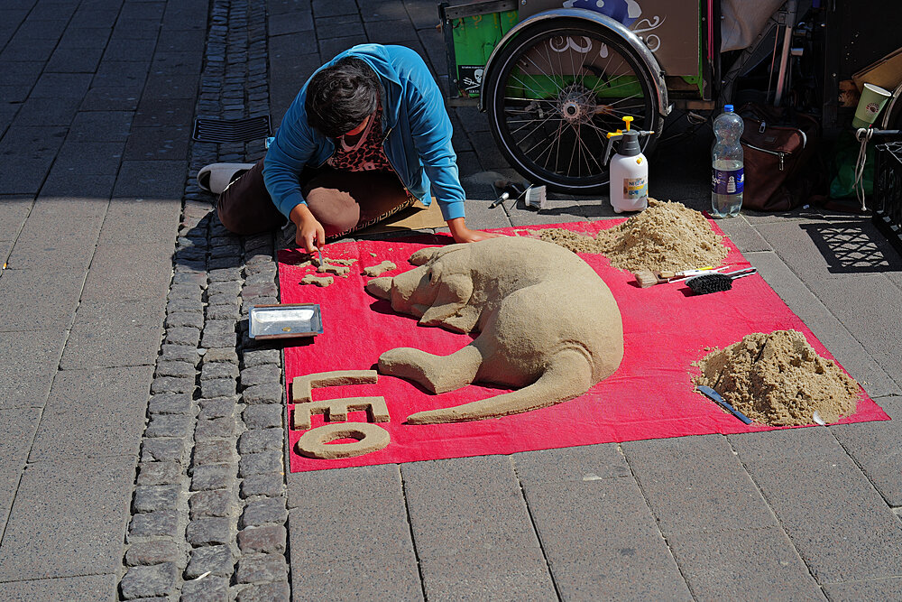 Sandhunden 'Leo'